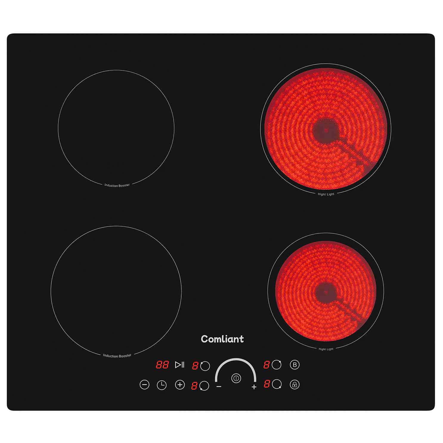 induction and electric cooktop